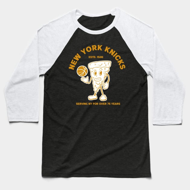 New York Knicks Est 1946 Baseball T-Shirt by Doxie Greeting